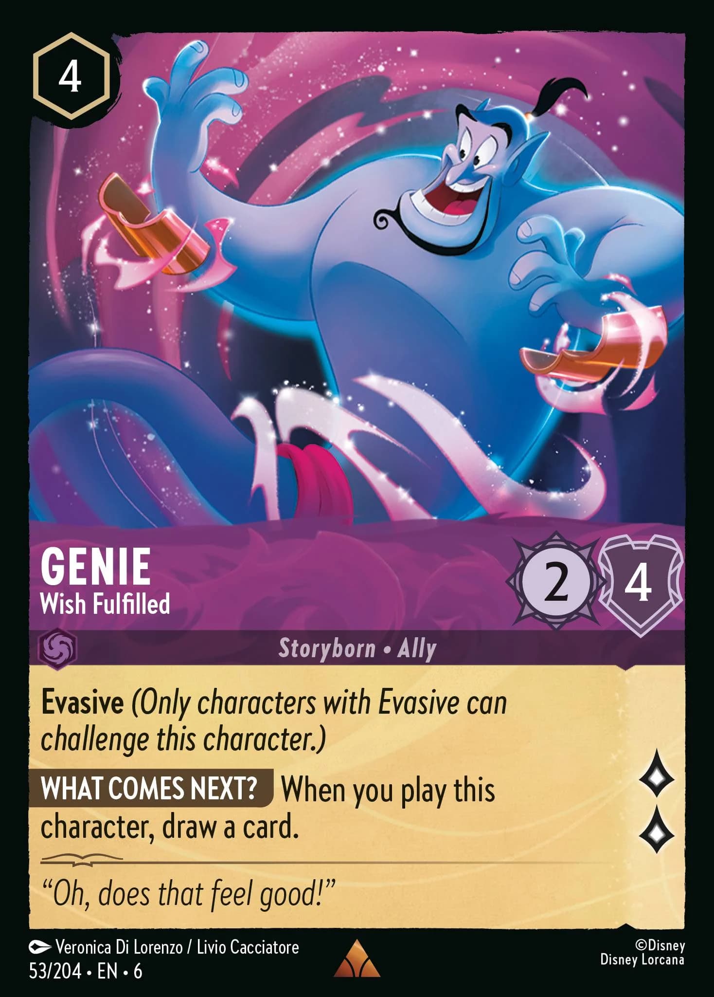 Genie - Wish Fulfilled 53/204 from Azurite Sea