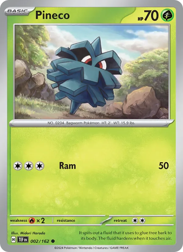 Pineco 002/162 from Temporal Forces