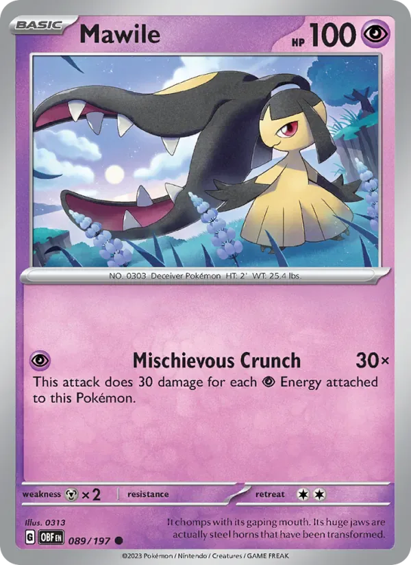 Mawile 089/197 from Obsidian Flames