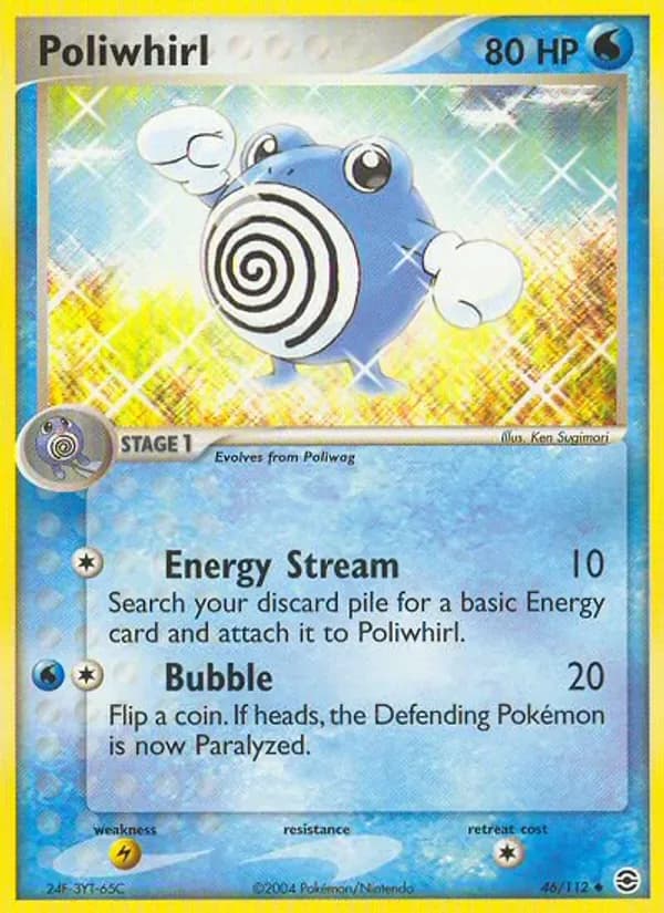 Poliwhirl 46/112 from EX FireRed & LeafGreen