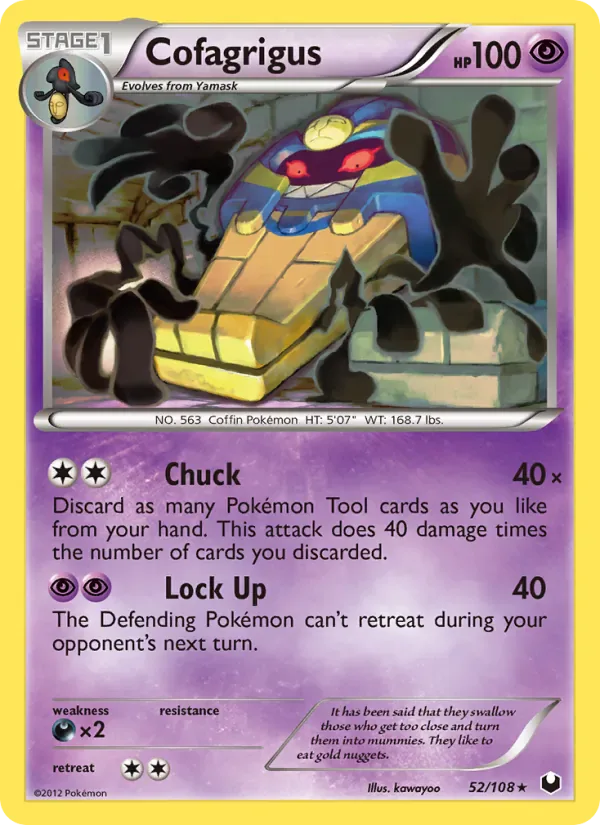 Cofagrigus 52/108 from Dark Explorers