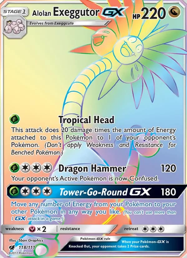 Alolan Exeggutor GX 118/111 from Crimson Invasion