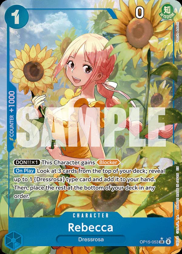 Rebecca OP15-053 Official alternate printing 1