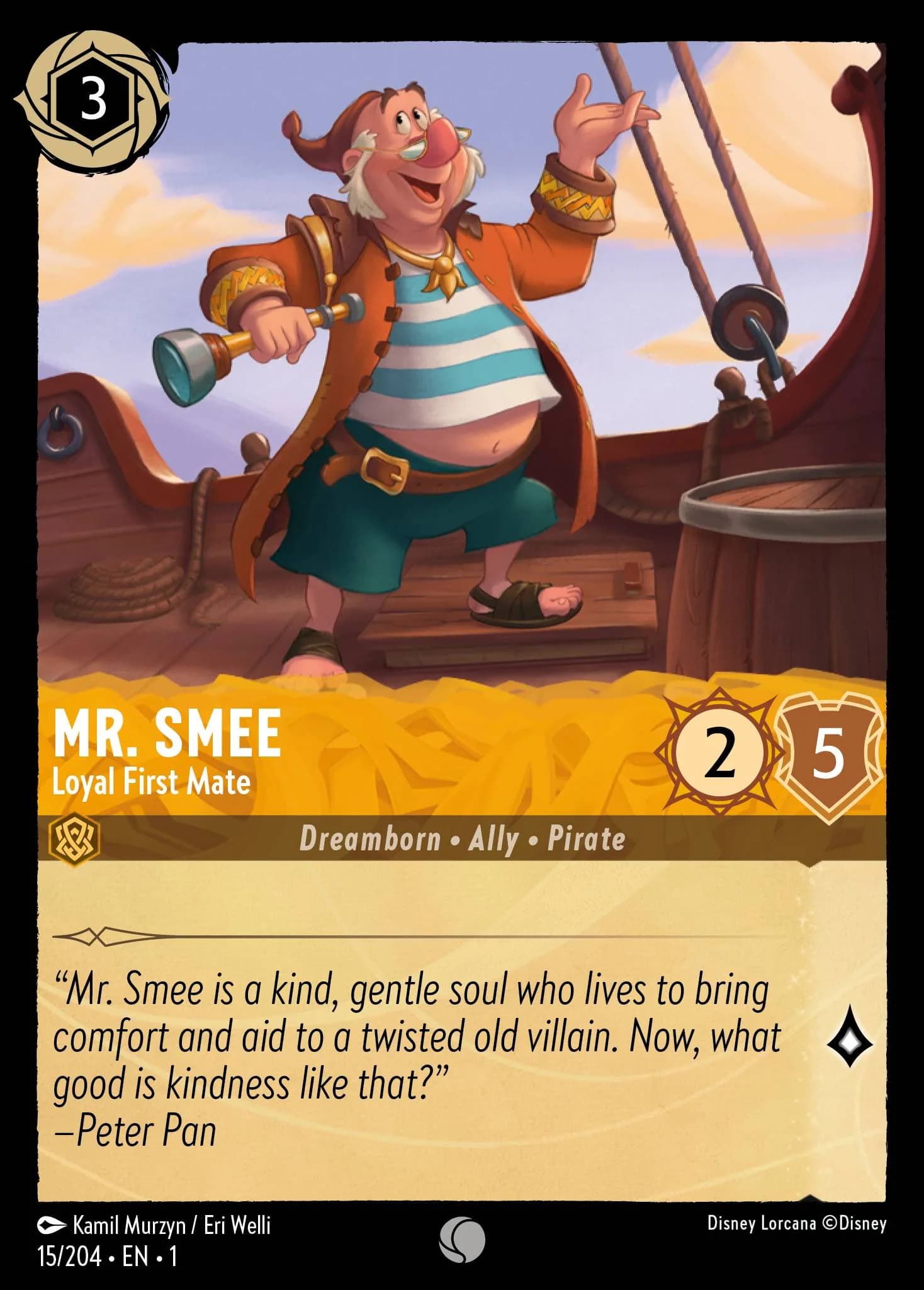 Mr. Smee - Loyal First Mate 15/204 from The First Chapter