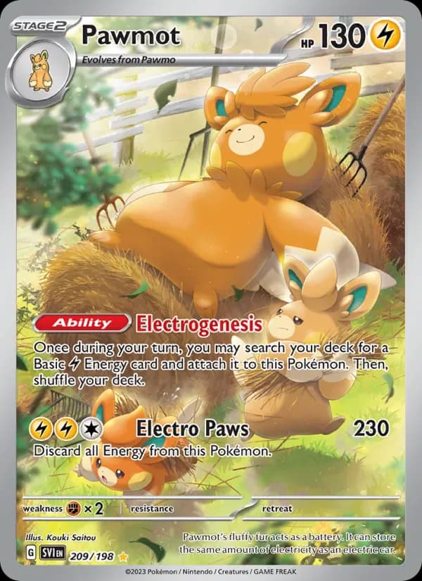 Pawmot 209/198 from Scarlet & Violet Base Set