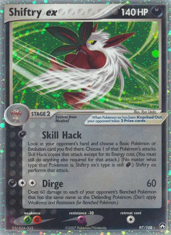 Shiftry ex 97/108 from EX Power Keepers