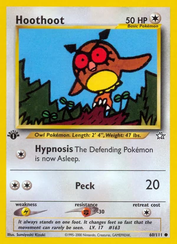 Hoothoot 60/111 from Neo Genesis