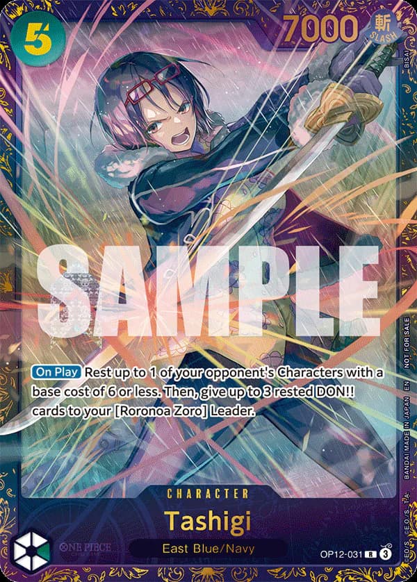 Tashigi OP12-031 Official alternate printing 2