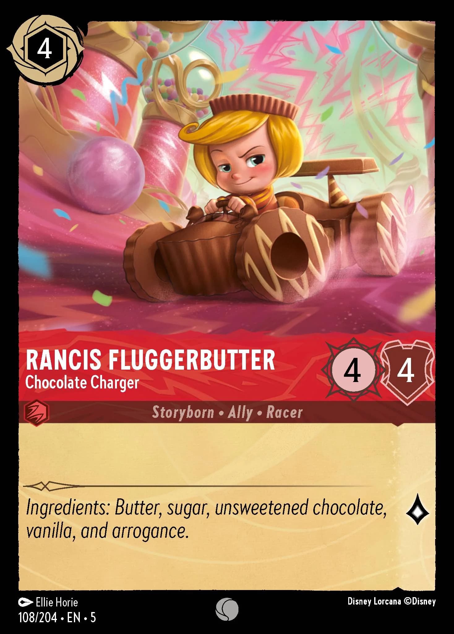 Rancis Fluggerbutter - Chocolate Charger 108/204 from Shimmering Skies