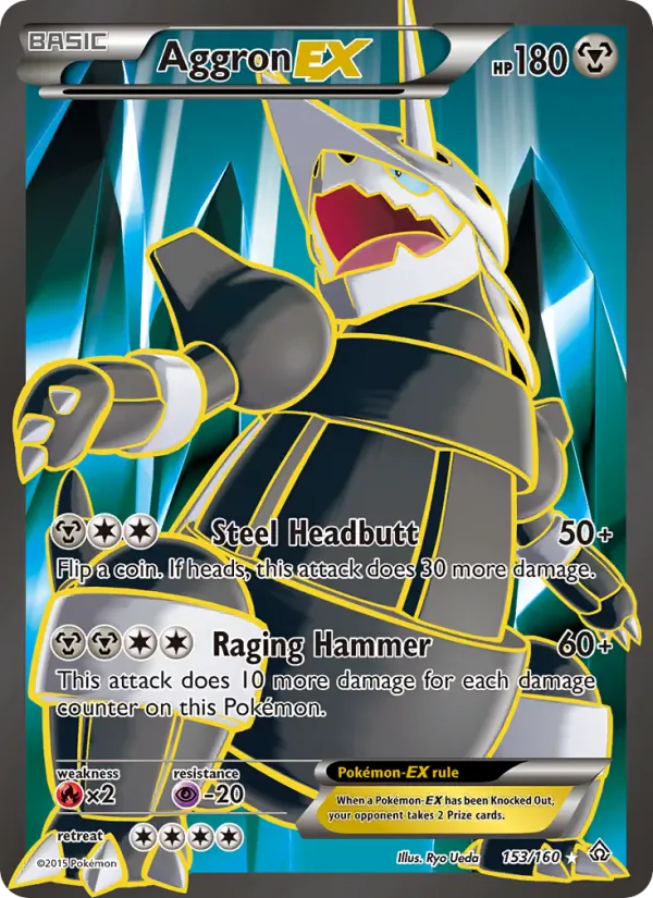 Aggron EX 153/160 from Primal Clash