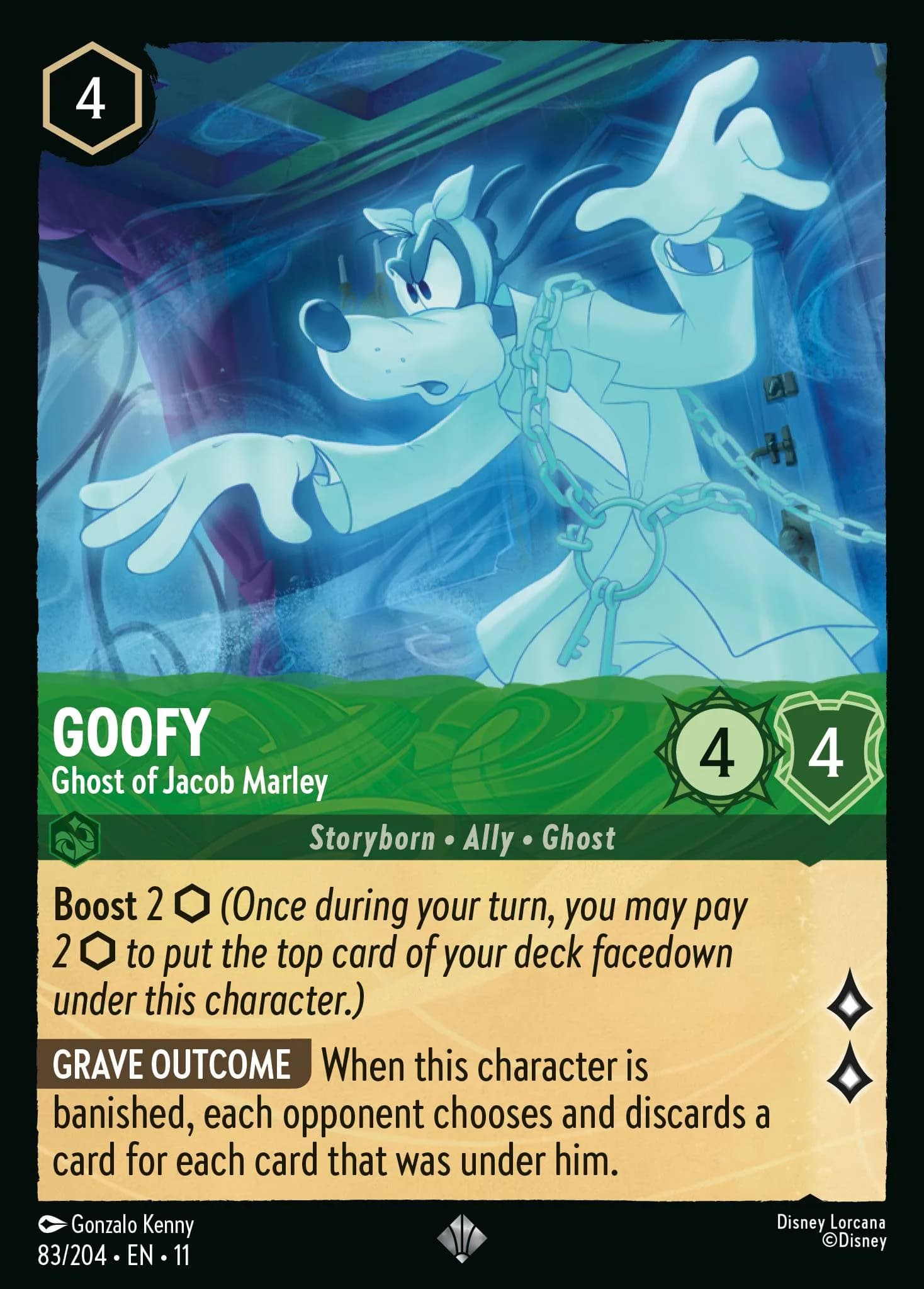 Goofy - Ghost of Jacob Marley 83/204 from Winterspell