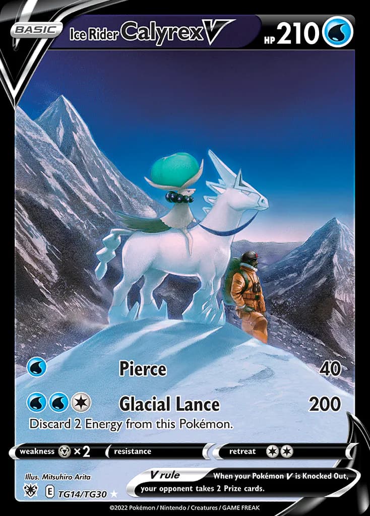 Ice Rider Calyrex V TG14/TG30 from Astral Radiance