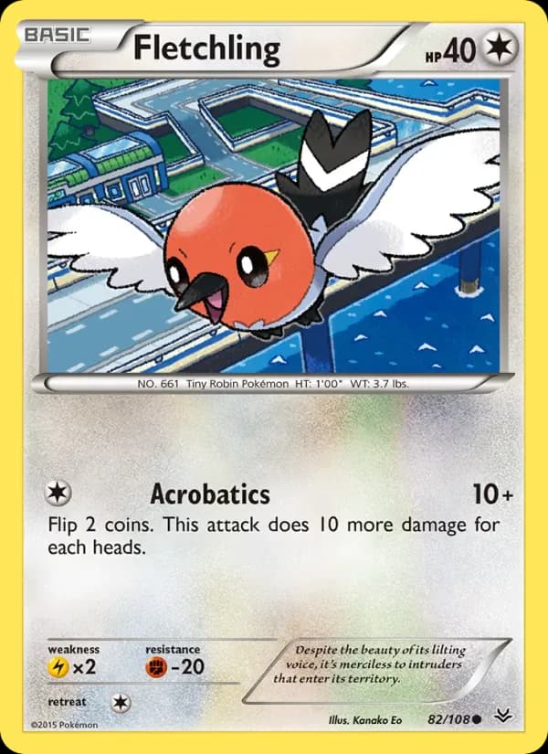 Fletchling 82/108 from Roaring Skies