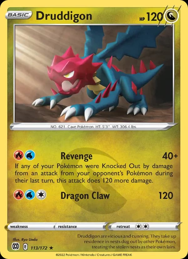 Druddigon 113/172 from Brilliant Stars