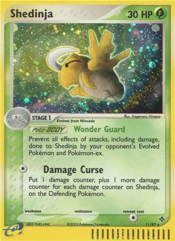 Shedinja 11/97 from EX Dragon