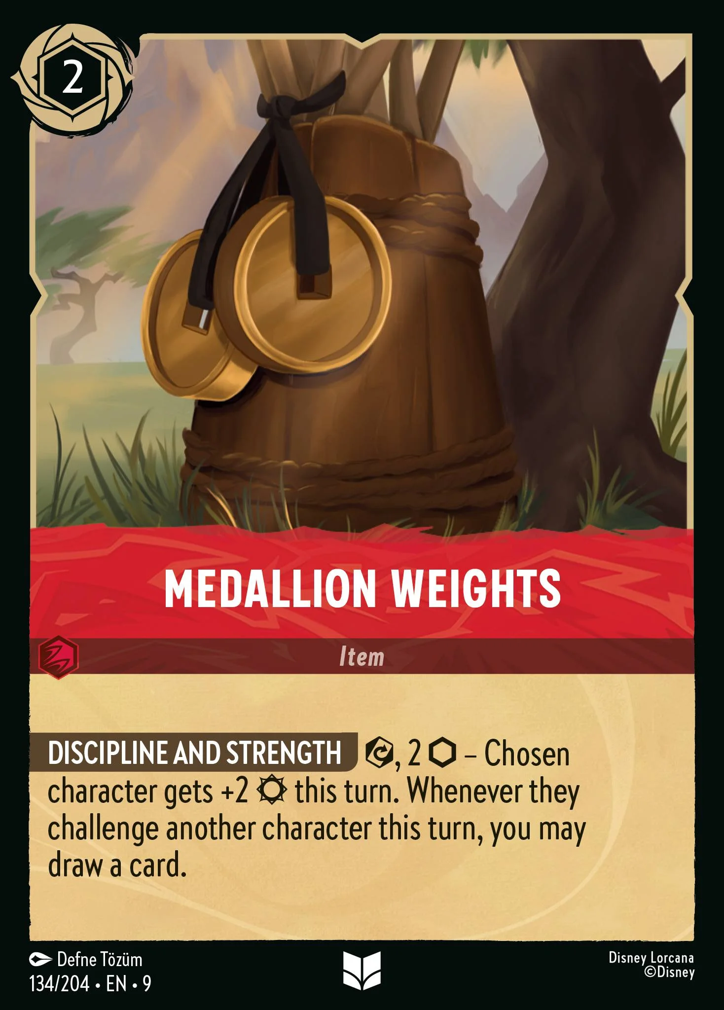 Medallion Weights 134/204 from Fabled