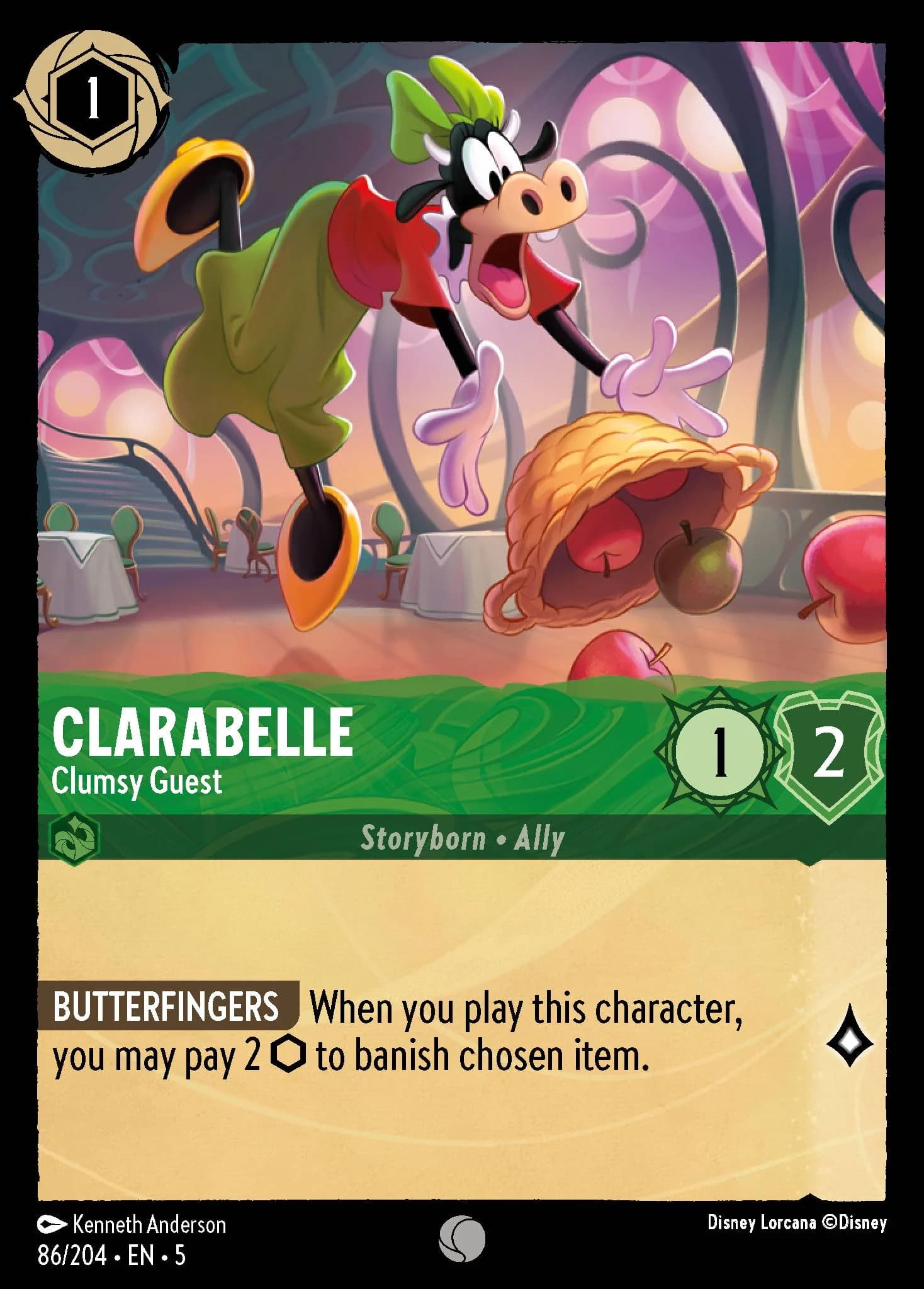 Clarabelle - Clumsy Guest 86/204 from Shimmering Skies