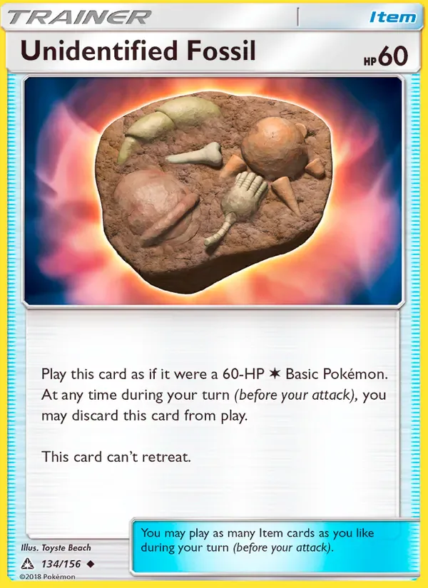 Unidentified Fossil 134/156 from Ultra Prism