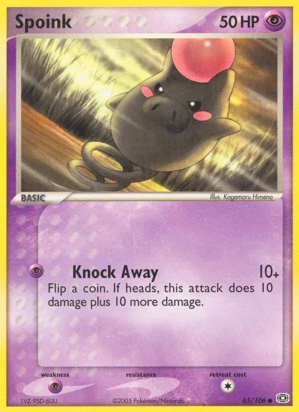 Spoink 65/106 from EX Emerald