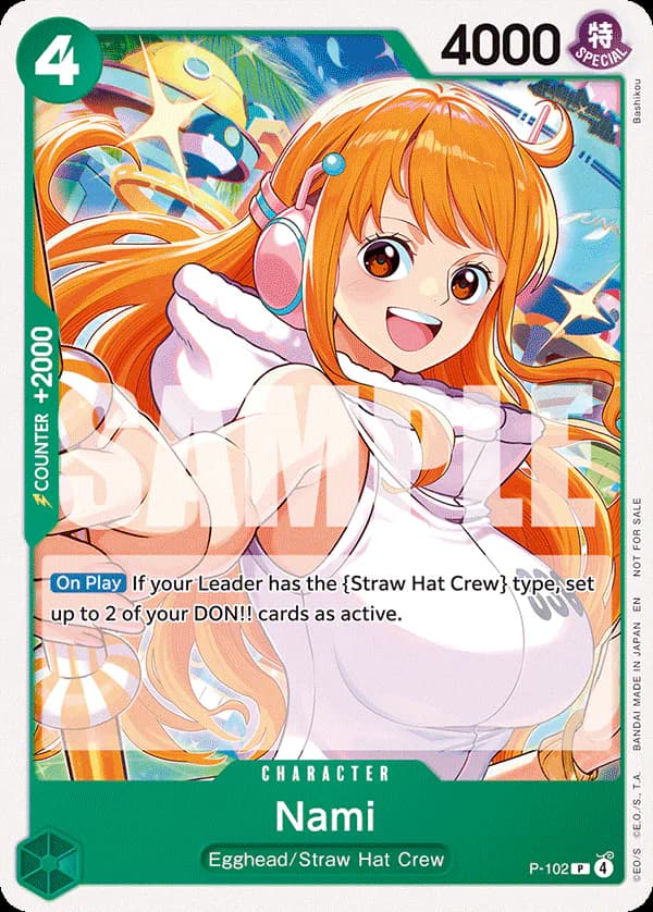Nami P-102 Official alternate printing 1