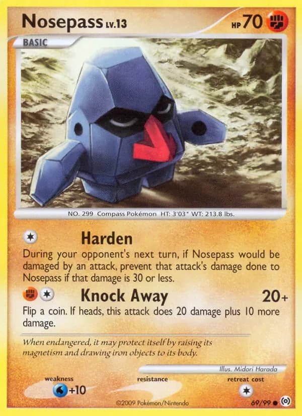 Nosepass 69/99 from Arceus