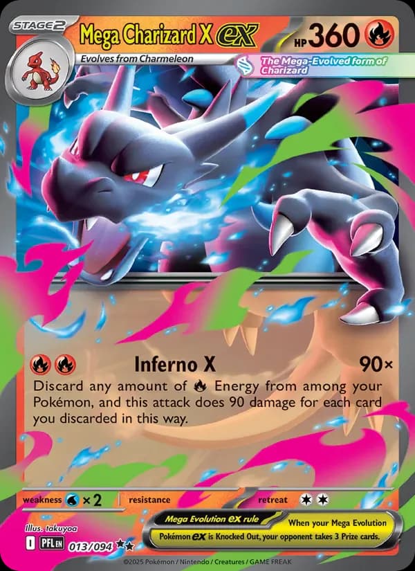 Mega Charizard X ex 013/94 from Phantasmal Flames
