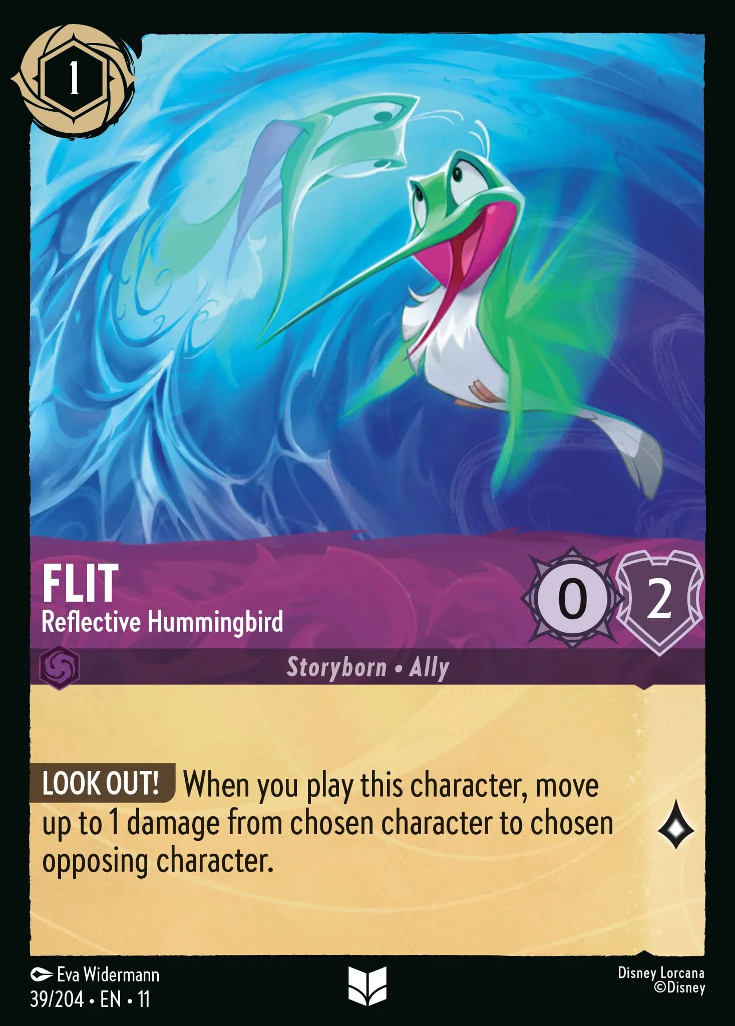 Flit - Reflective Hummingbird 39/204 from Winterspell