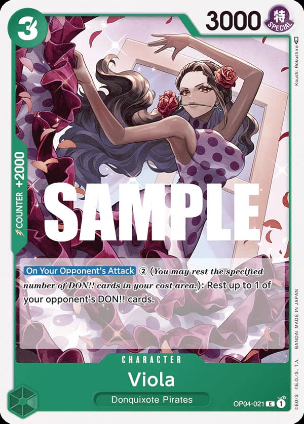 Viola OP04-021 Standard printing