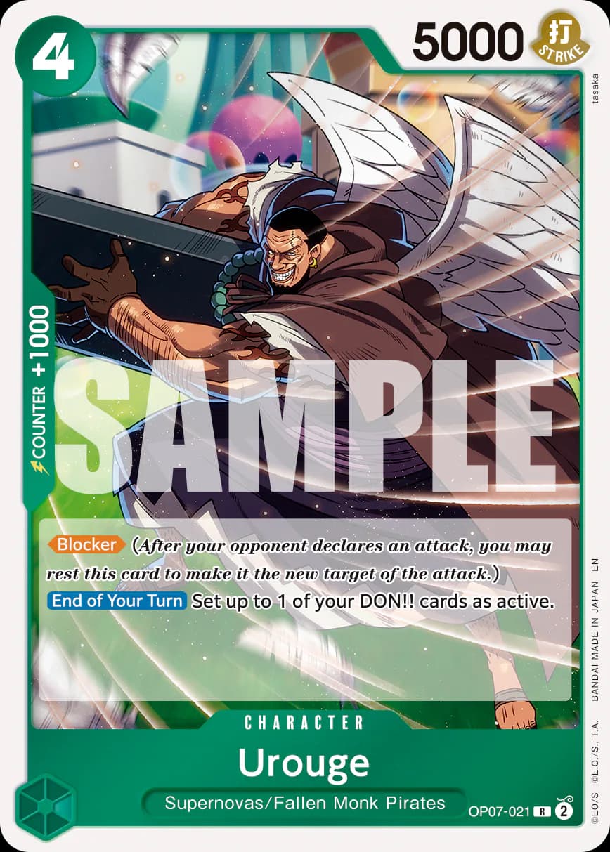 Urouge OP07-021 Official alternate printing r2