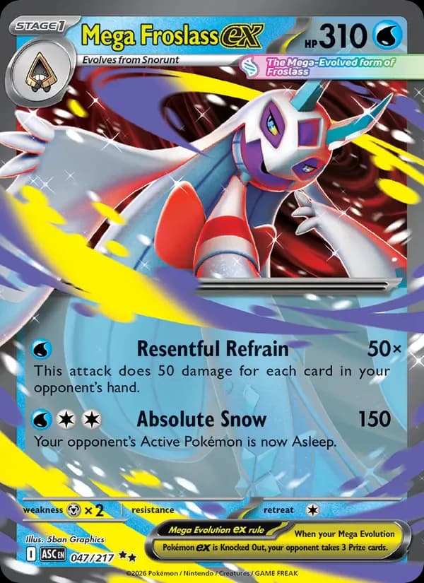 Mega Froslass ex 047/217 from Ascended Heroes
