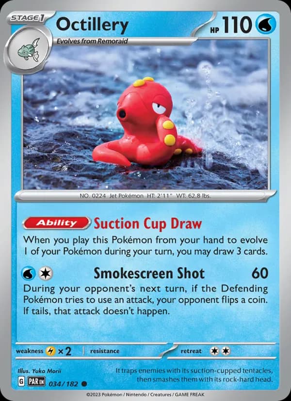 Octillery 034/182 from Paradox Rift