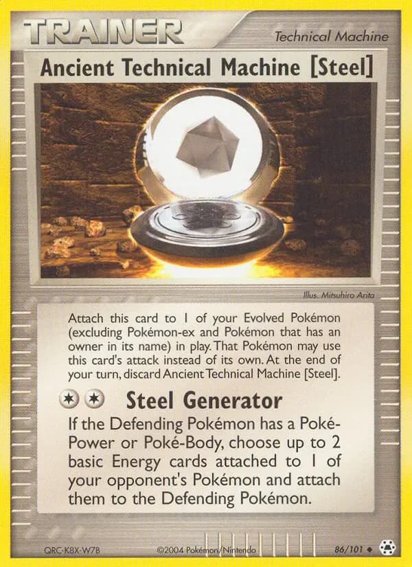 Ancient Technical Machine (Steel) 86/101 from EX Hidden Legends