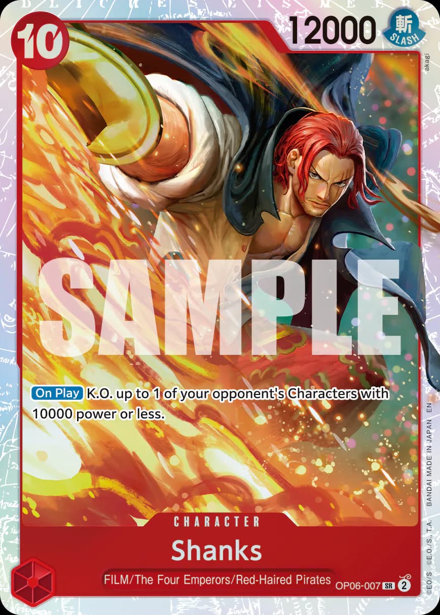 Shanks OP06-007 Official alternate printing r1