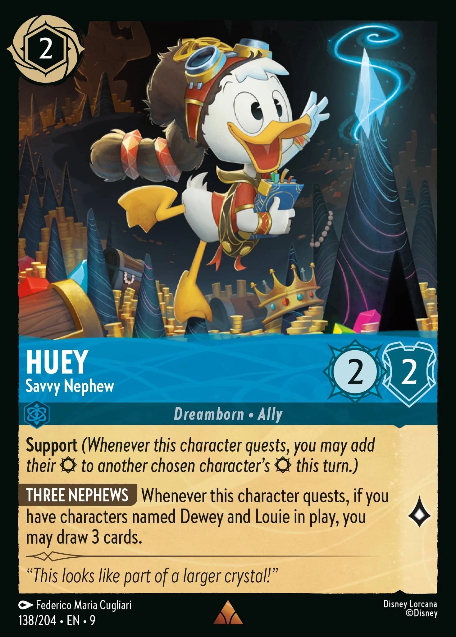 Huey - Savvy Nephew 138/204 from Fabled