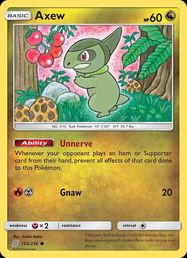 Axew 154/236 from Unified Minds