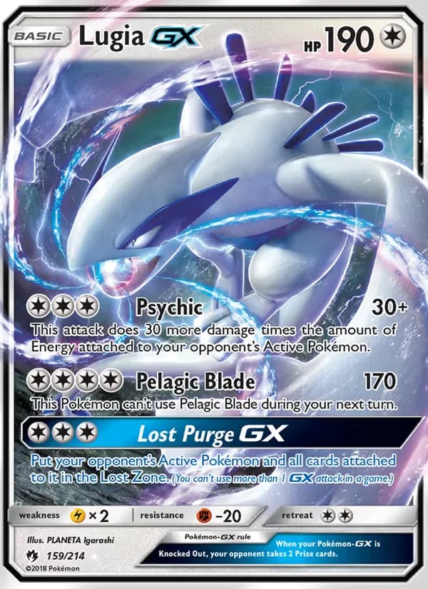 Lugia GX 159/214 from Lost Thunder
