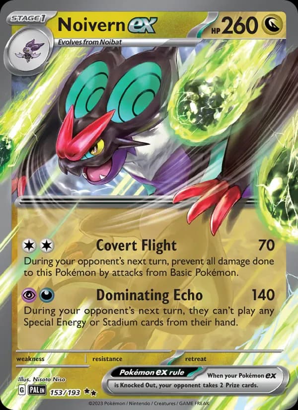 Noivern ex 153/193 from Paldea Evolved
