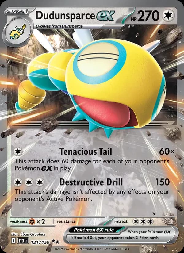 Dudunsparce ex 121/159 from Journey Together