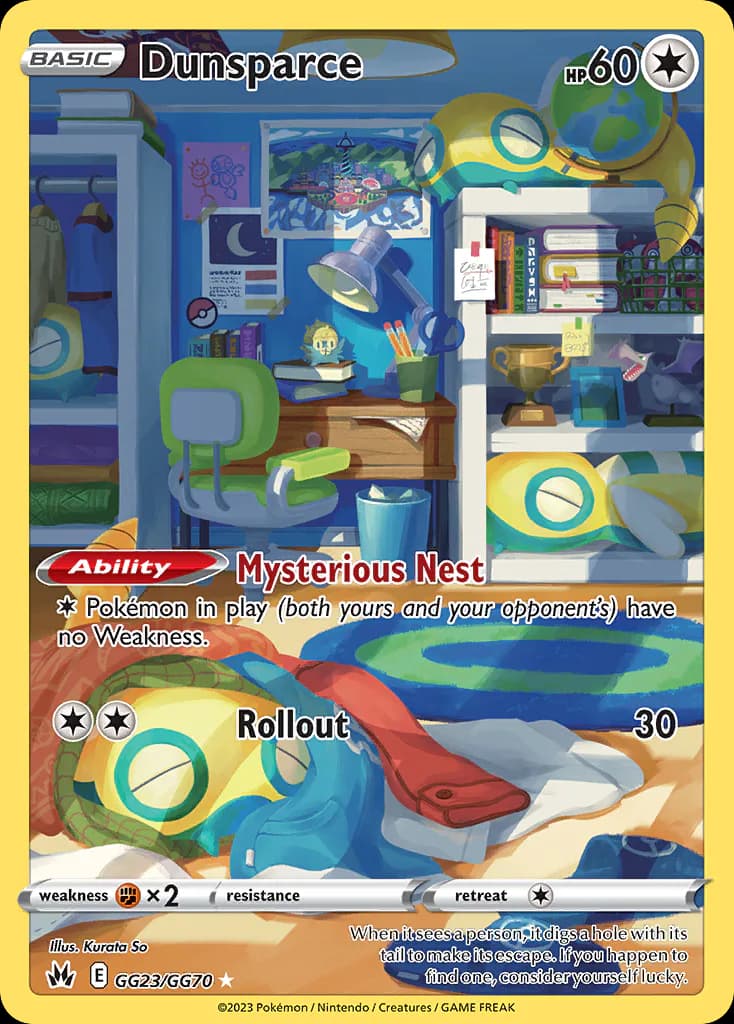Dunsparce GG23/GG70 from Crown Zenith