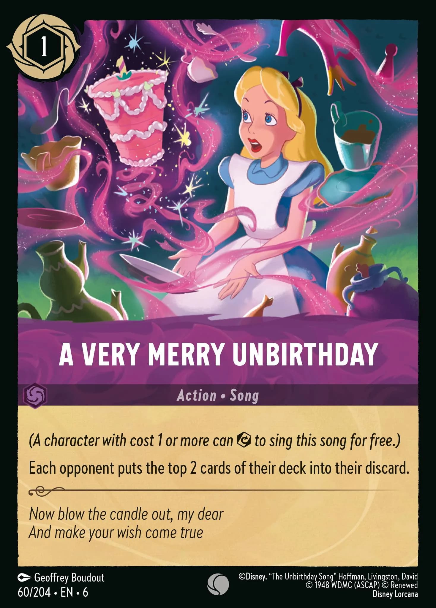 A Very Merry Unbirthday 60/204 from Azurite Sea