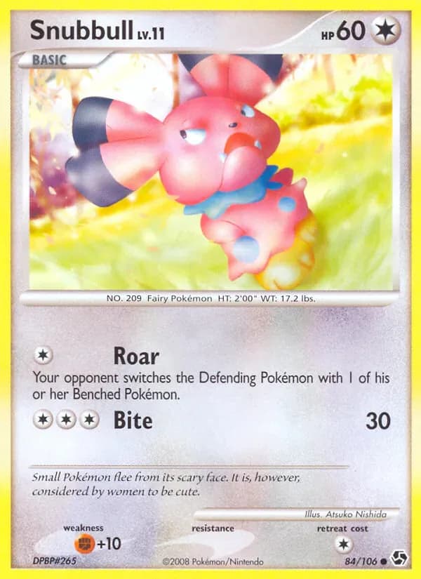 Snubbull 84/106 from Great Encounters