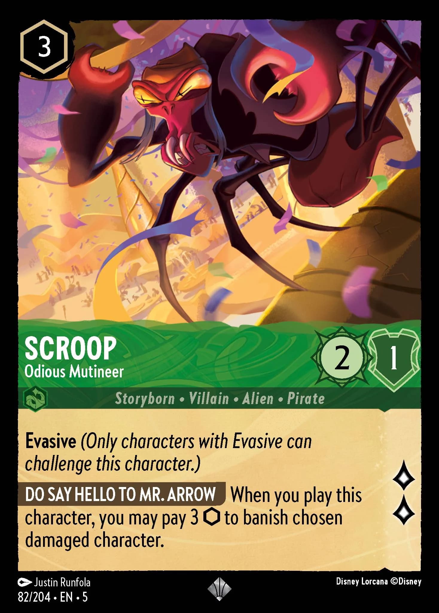 Scroop - Odious Mutineer 82/204 from Shimmering Skies