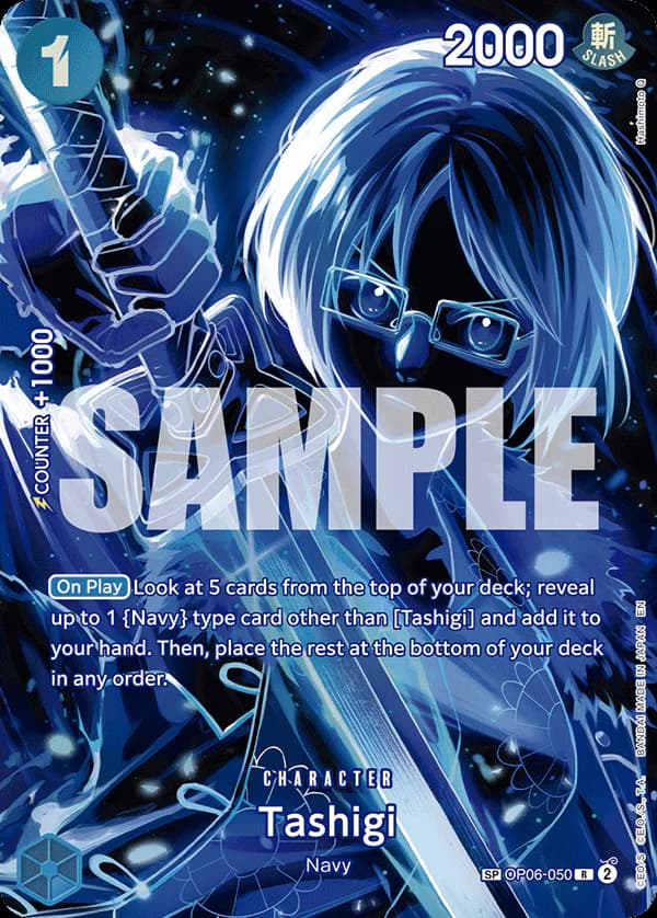 Tashigi OP06-050 Official alternate printing 2