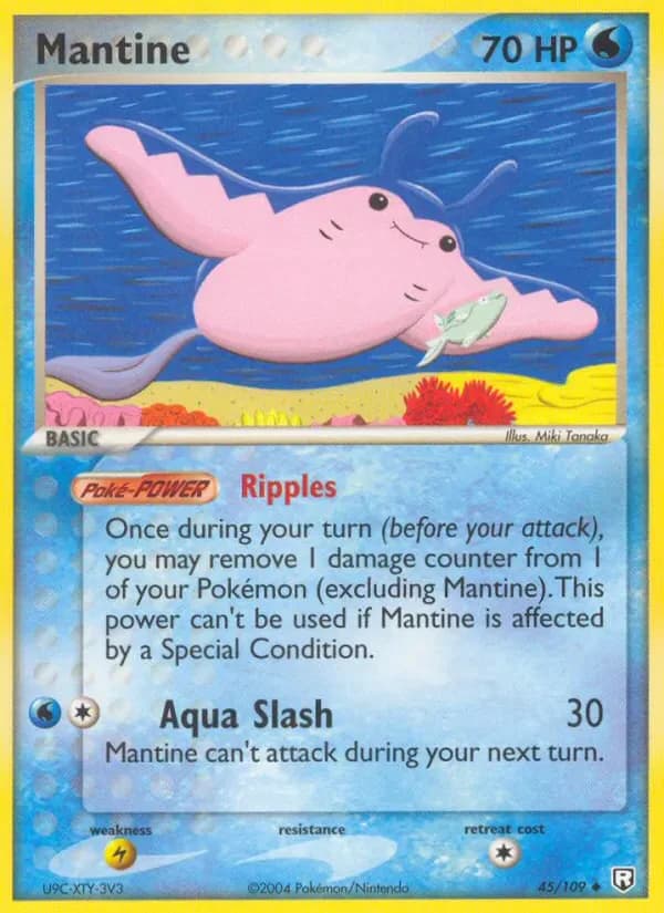 Mantine 45/109 from EX Team Rocket Returns