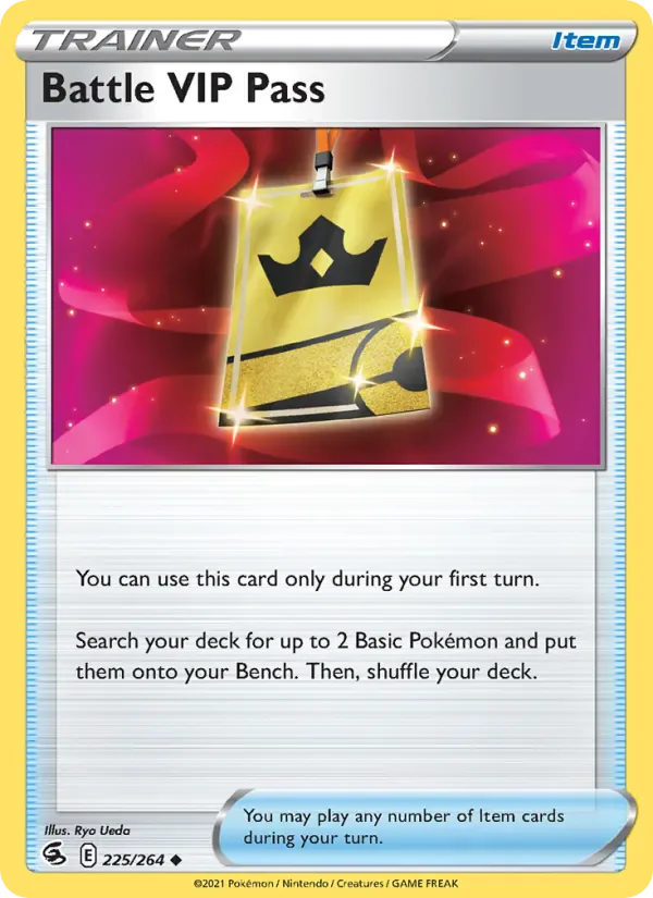 Battle VIP Pass 225/264 from Fusion Strike