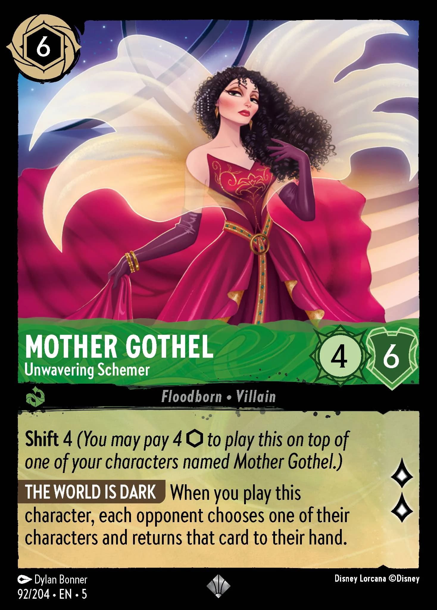 Mother Gothel - Unwavering Schemer 92/204 from Shimmering Skies