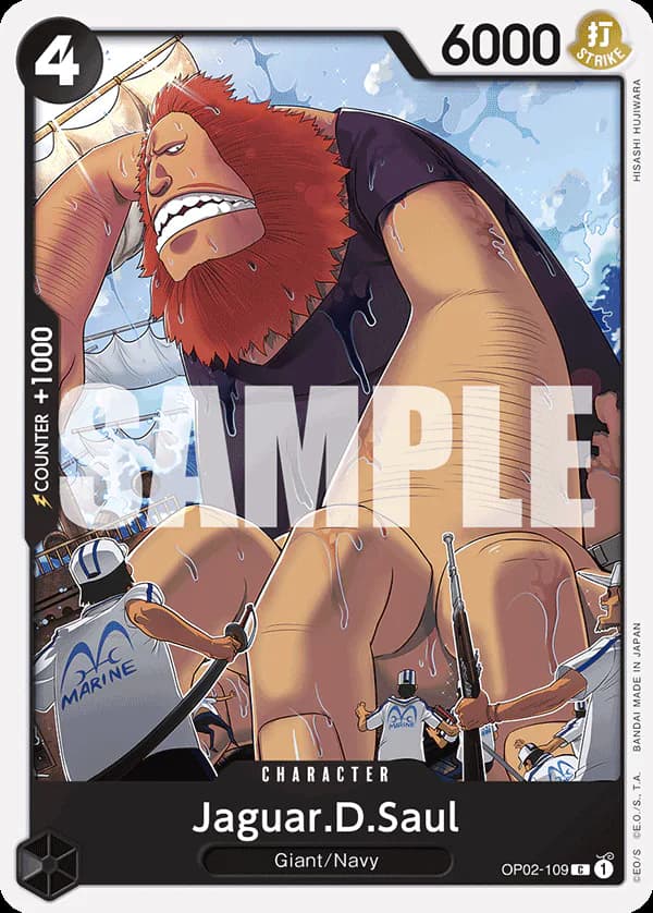 Jaguar.D.Saul OP02-109 Official alternate printing r1