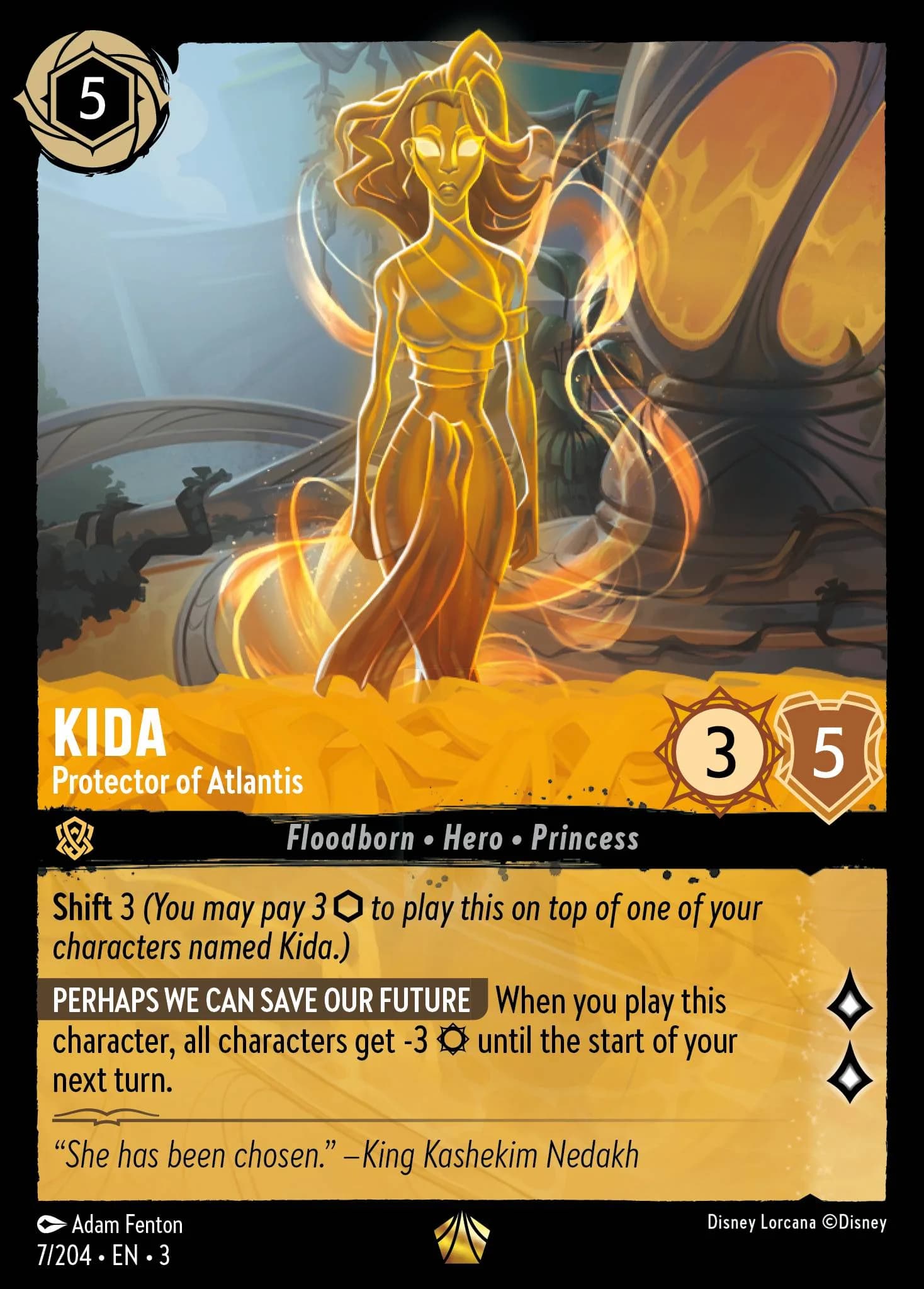 Kida - Protector of Atlantis 7/204 from Into the Inklands
