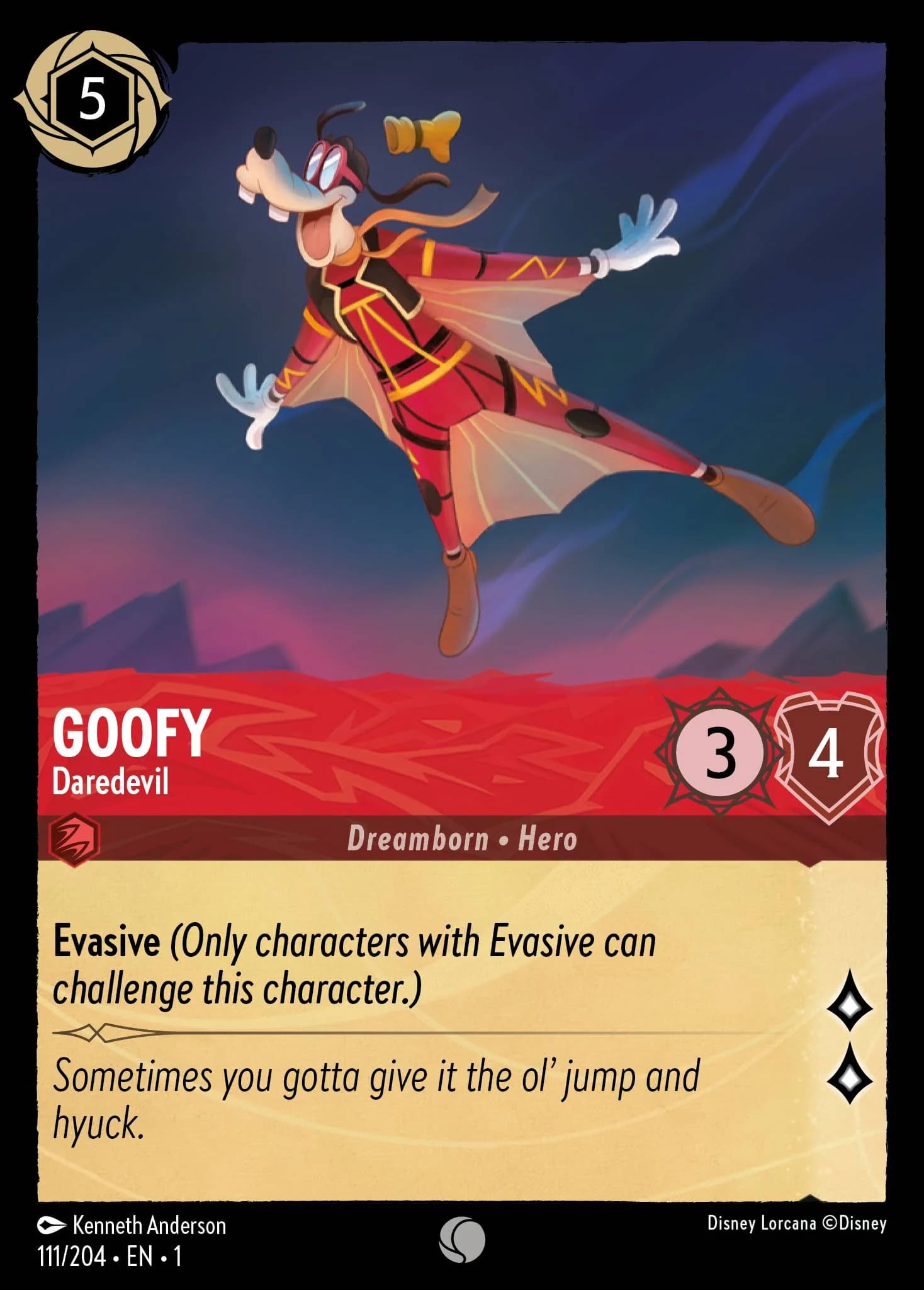 Goofy - Daredevil 111/204 from The First Chapter