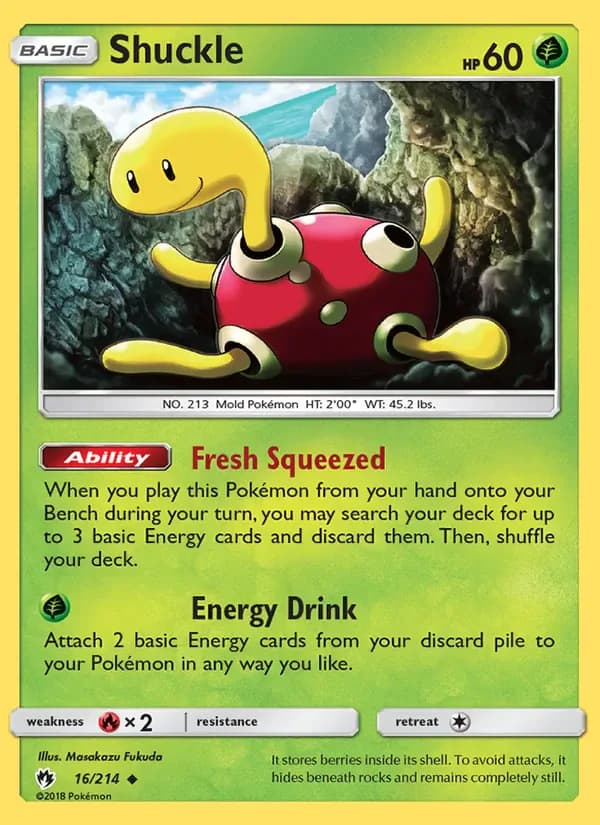 Shuckle 16/214 from Lost Thunder